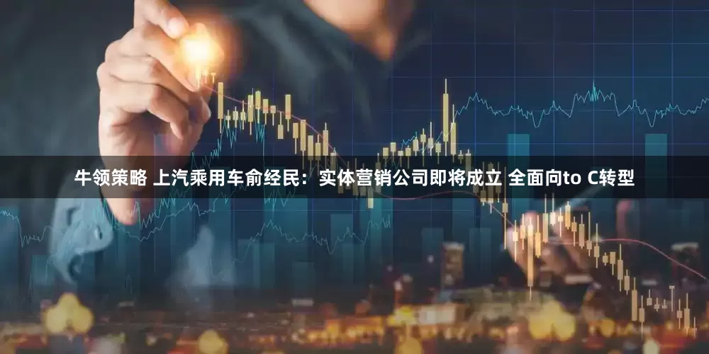牛领策略 上汽乘用车俞经民：实体营销公司即将成立 全面向to C转型