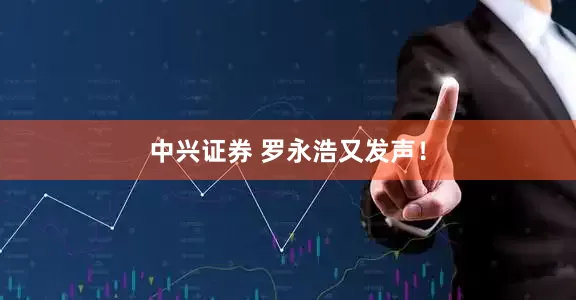 中兴证券 罗永浩又发声！